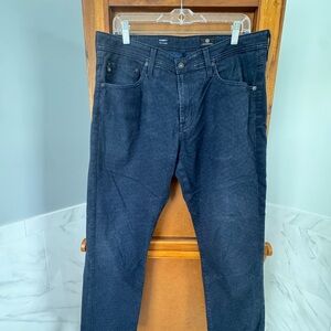 AG Adriano Goldschmied Charcoal Slim Straight Jeans
